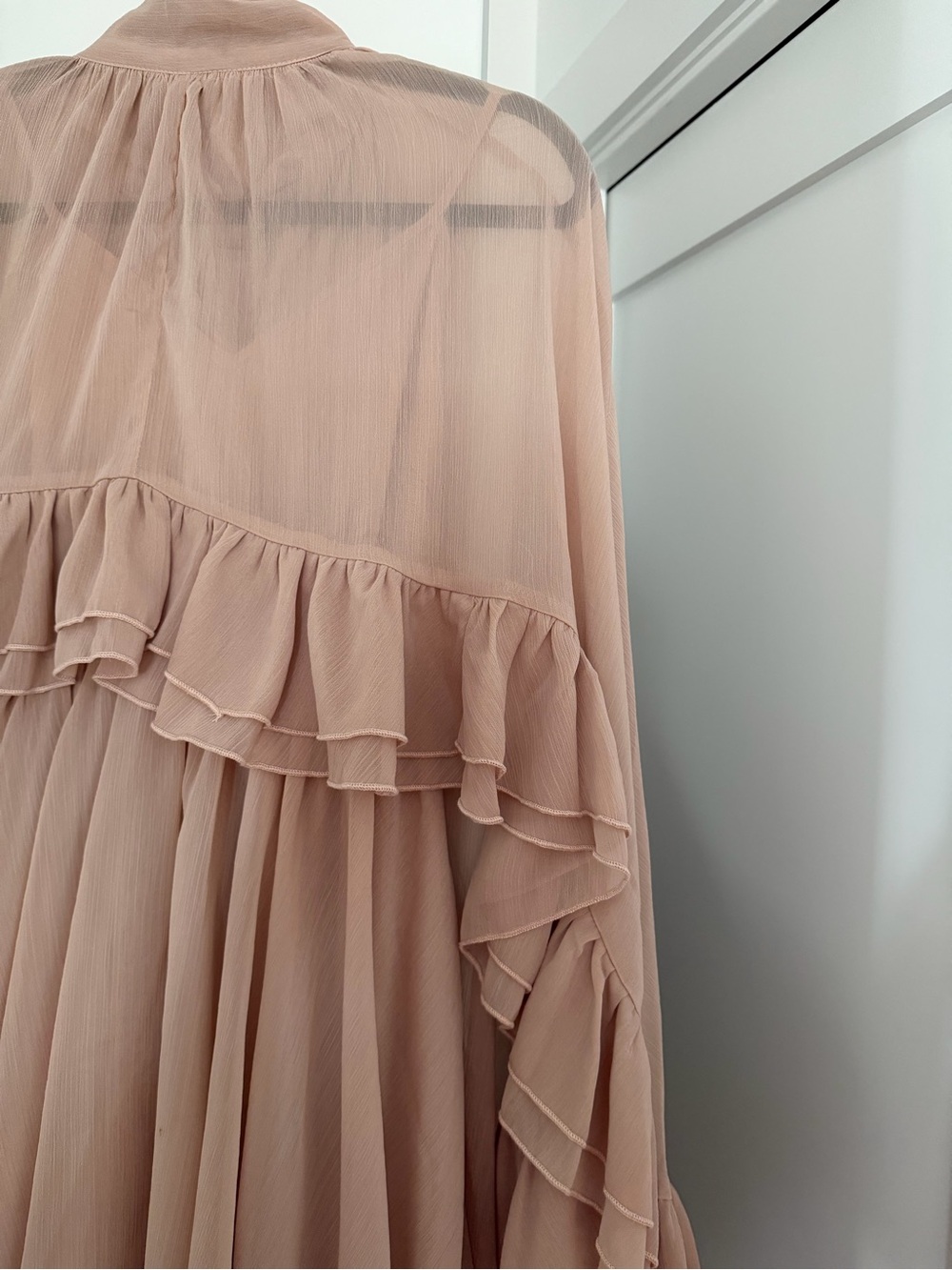 Commando Blush Pink Ruffle Mini Dress - Picture 8 of 11